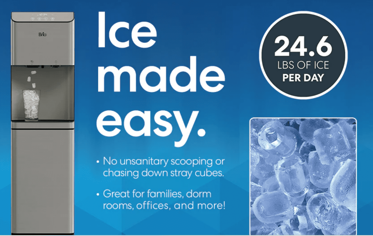 Ice maker machine banner